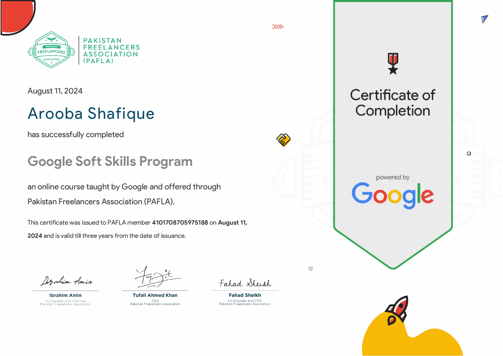Google Soft Skills